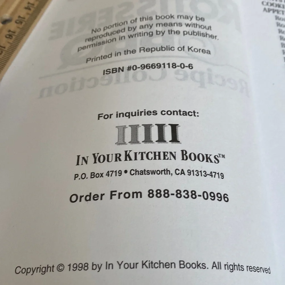 3/$22 - NWOT VTG Rotisserie & BBQ Recipe Collection by Ron Popeil